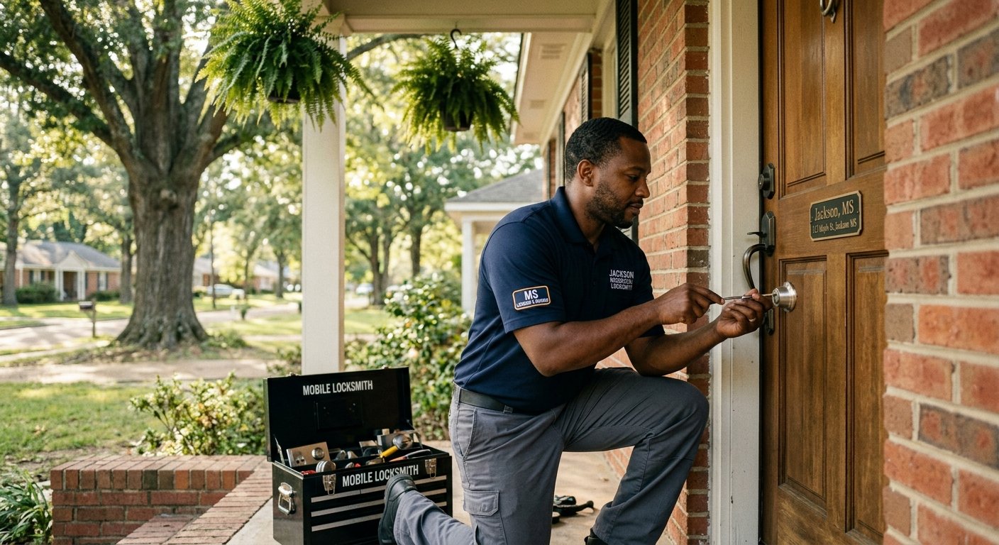 Residential locksmith in Jackson MS